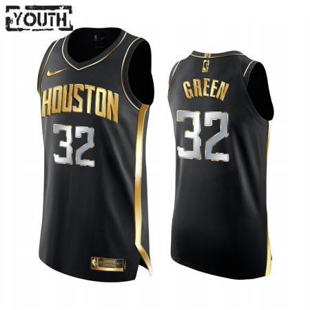 Maglia NBA Houston Rockets Jeff Green 32 2020-21 Nero Golden Edition Swingman - Bambino